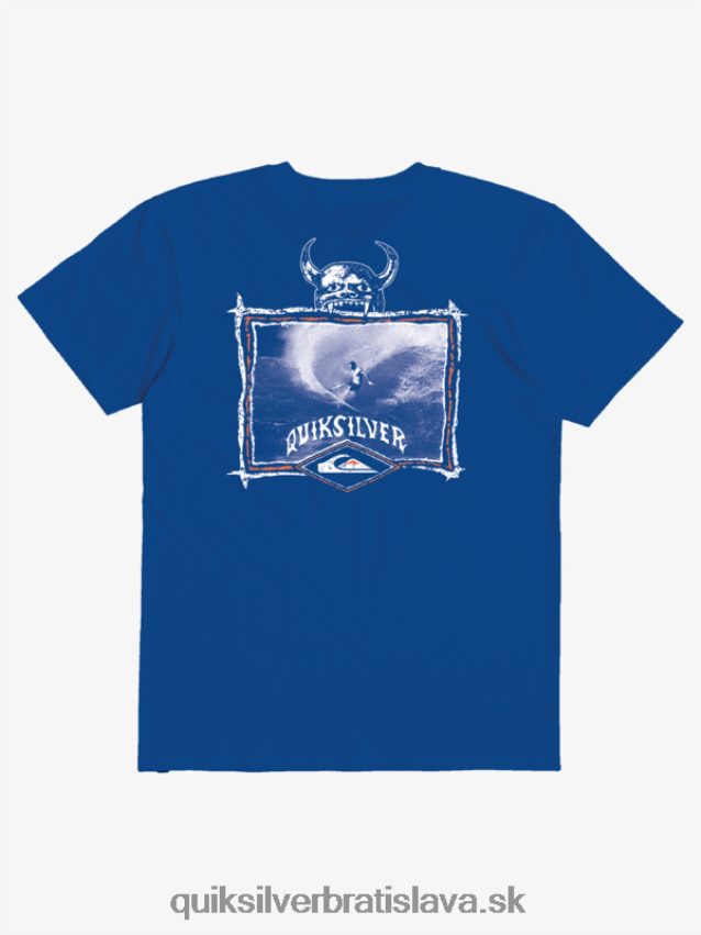 8-16 surfer oftune tričko Quiksilver chlapci B80HXR2178 šnorchlovať modrá