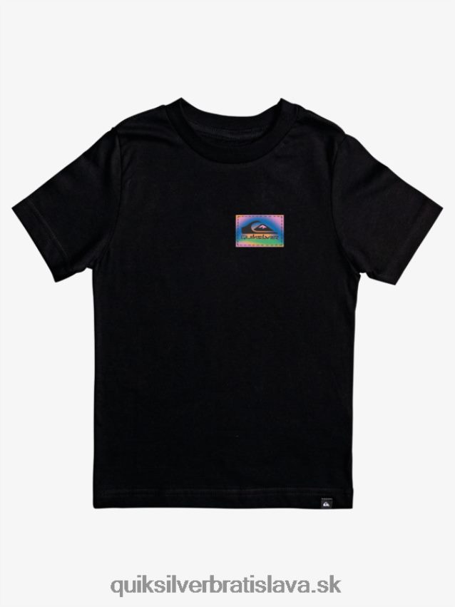 Splývavé tričko 8-16 farieb Quiksilver chlapci B80HXR2173 čierna