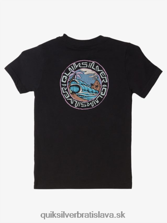 Tričko 2-7 slaných rozprávok Quiksilver chlapci B80HXR1952 čierna