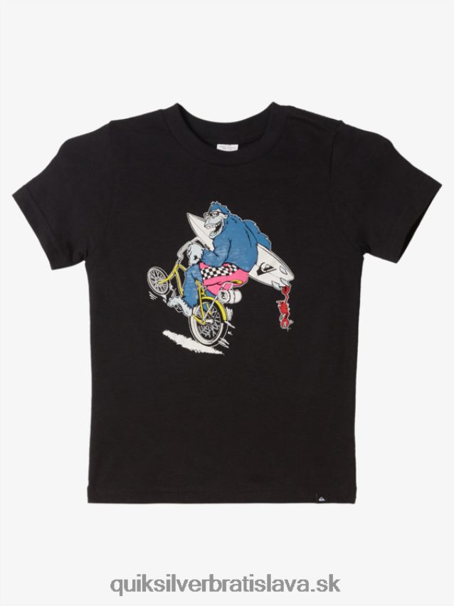 Tričko na 2-7 kolies Quiksilver chlapci B80HXR1972 čierna