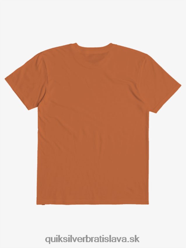 Tričko na 2-7 piatkové zmeny Quiksilver chlapci B80HXR2232 mekka oranžová