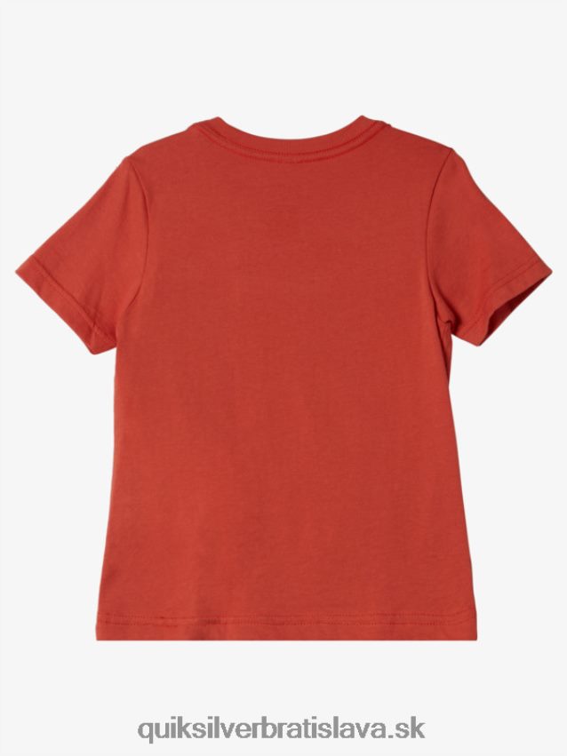 Tričko so svetelným tunelom 2-7 Quiksilver chlapci B80HXR2128 mekka oranžová