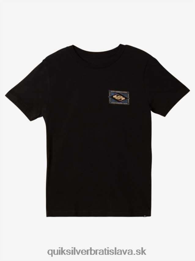 Vibingové tričko 8-16 Quiksilver chlapci B80HXR1944 čierna
