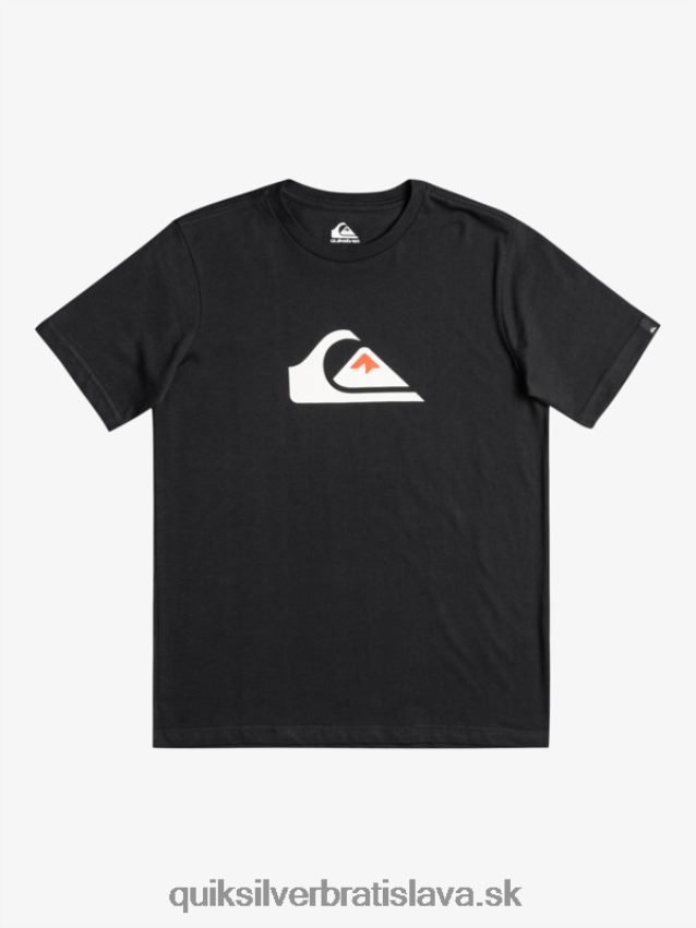 logo comp - tričko Quiksilver chlapci B80HXR2317 čierna