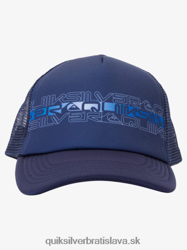 2-7 bzučiak coop trucker klobúk Quiksilver chlapci B80HXR2204 námornícke sako