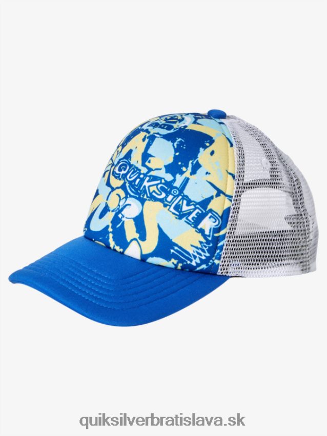 2-7 bzučiak coop trucker klobúk Quiksilver chlapci B80HXR2205 šnorchlovať modrá