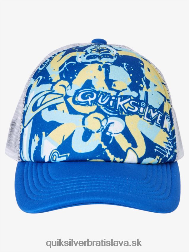 2-7 bzučiak coop trucker klobúk Quiksilver chlapci B80HXR2205 šnorchlovať modrá