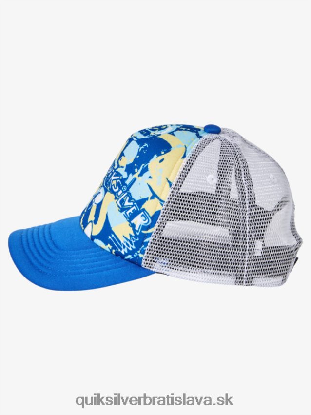 2-7 bzučiak coop trucker klobúk Quiksilver chlapci B80HXR2205 šnorchlovať modrá
