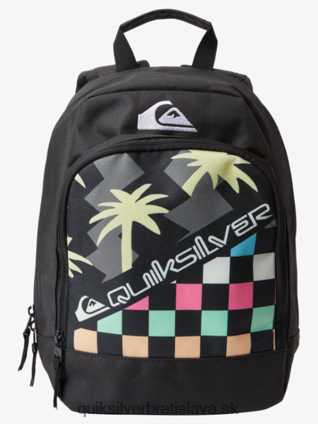 2-7 chompingový 12 l batoh Quiksilver chlapci B80HXR2152 uhľovočierna