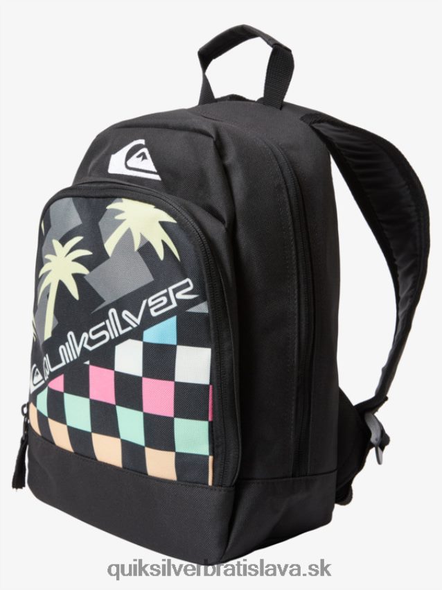 2-7 chompingový 12 l batoh Quiksilver chlapci B80HXR2152 uhľovočierna