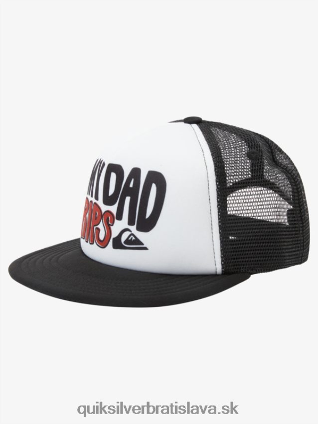 2-7 mestský hrdina trucker klobúk Quiksilver chlapci B80HXR2036 biely