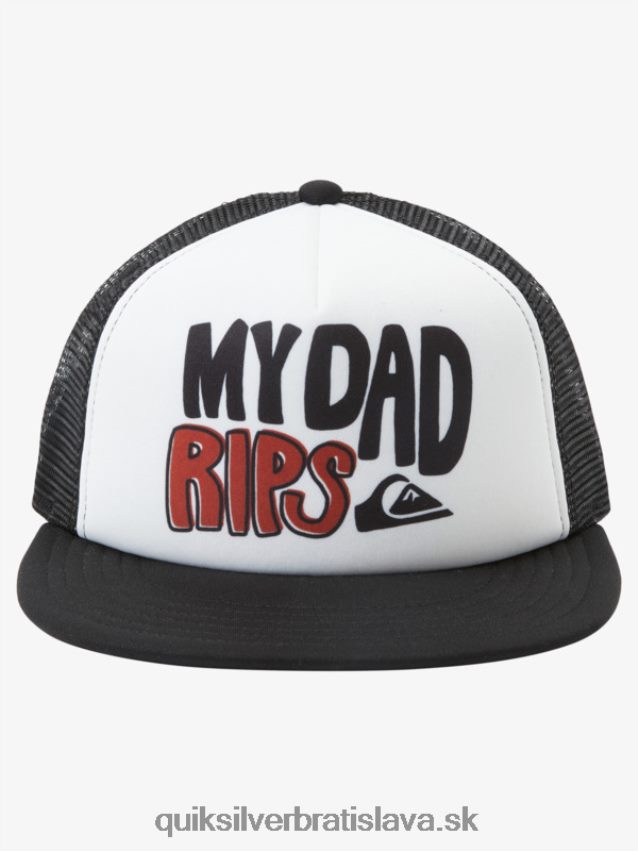 2-7 mestský hrdina trucker klobúk Quiksilver chlapci B80HXR2036 biely