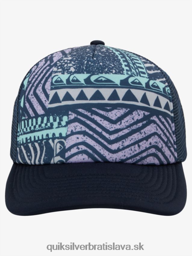 8-16 bzučiak coop trucker klobúk Quiksilver chlapci B80HXR2042 železná brána