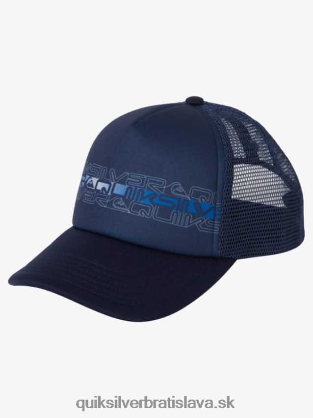 8-16 bzučiak coop trucker klobúk Quiksilver chlapci B80HXR2043 polnočné námorníctvo