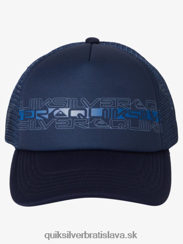 8-16 bzučiak coop trucker klobúk Quiksilver chlapci B80HXR2043 polnočné námorníctvo