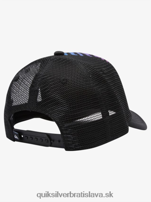 8-16 bzučiak coop trucker klobúk Quiksilver chlapci B80HXR2044 ohnivý koral