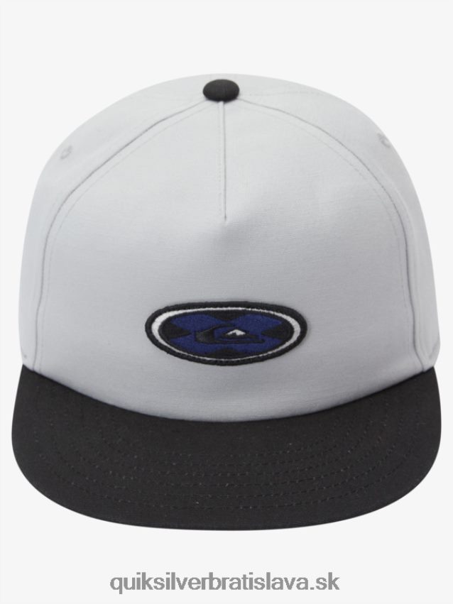 8-16 zinger snapback klobúk Quiksilver chlapci B80HXR2049 šedo fialová