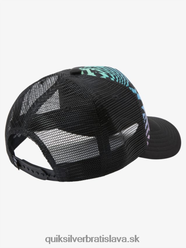 Klobúk snapback straka coop 8-16 Quiksilver chlapci B80HXR1929 čierna