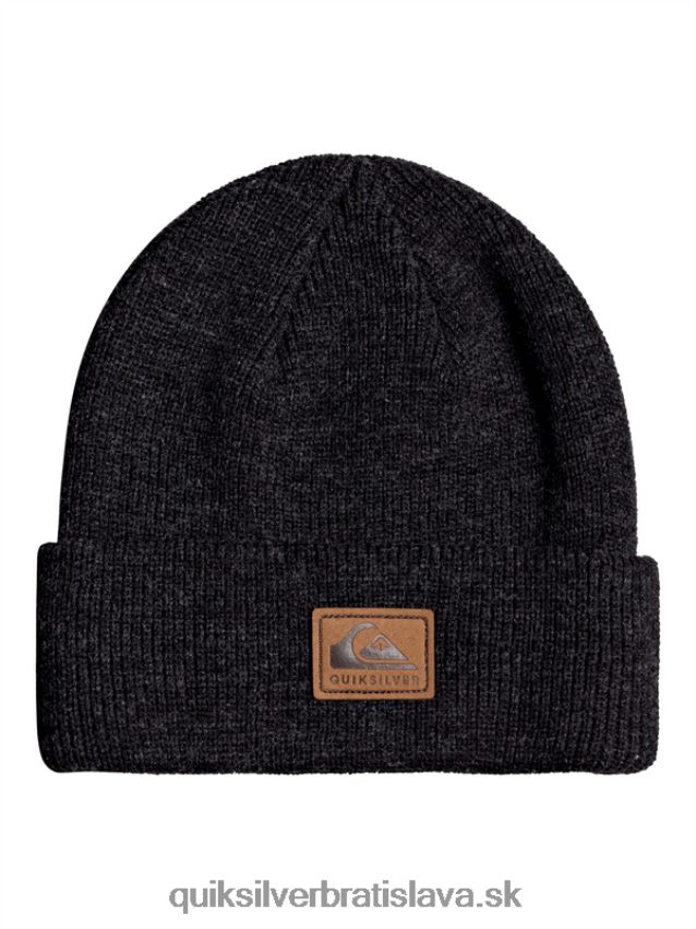 Čiapka s manžetou pre 8-16 umelcov Quiksilver chlapci B80HXR2112 čierna
