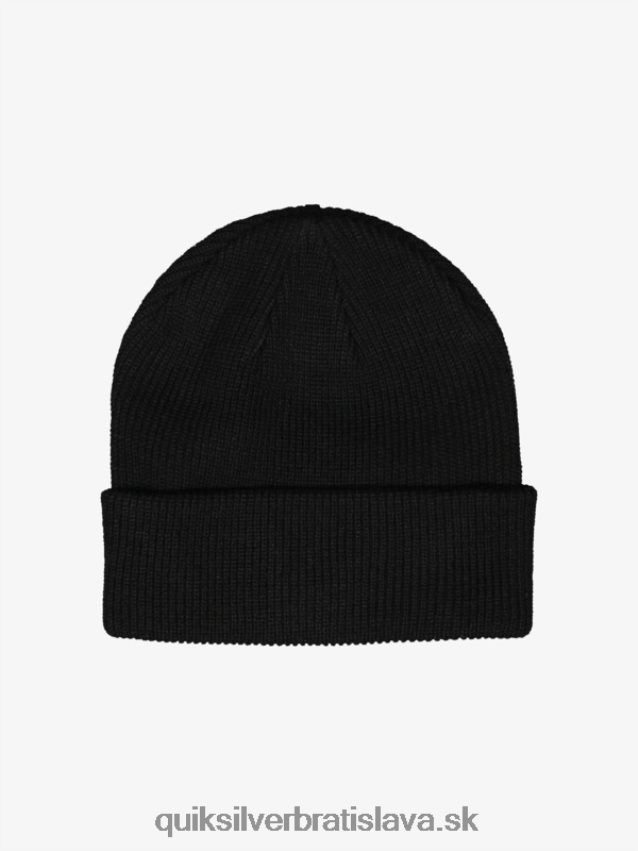 Čiapka s manžetou pre 8-16 umelcov Quiksilver chlapci B80HXR2112 čierna