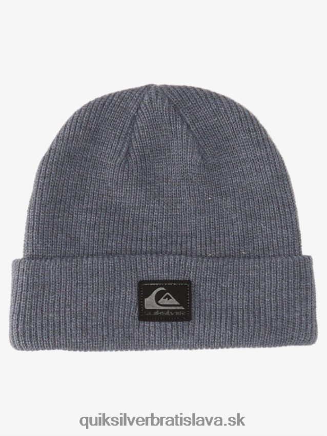 Čiapka s manžetou pre 8-16 umelcov Quiksilver chlapci B80HXR2113 stredne šedé umývanie