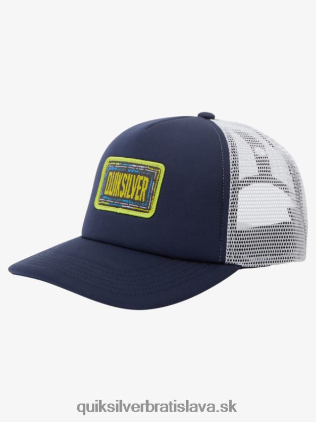 Štýlový snapback klobúk 8-16 Quiksilver chlapci B80HXR2046 námornícke sako