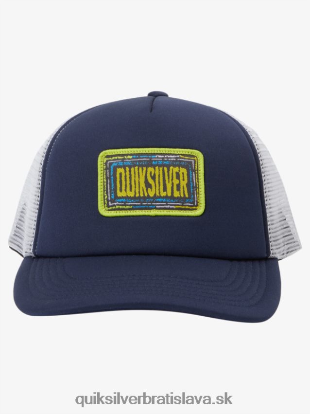 Štýlový snapback klobúk 8-16 Quiksilver chlapci B80HXR2046 námornícke sako
