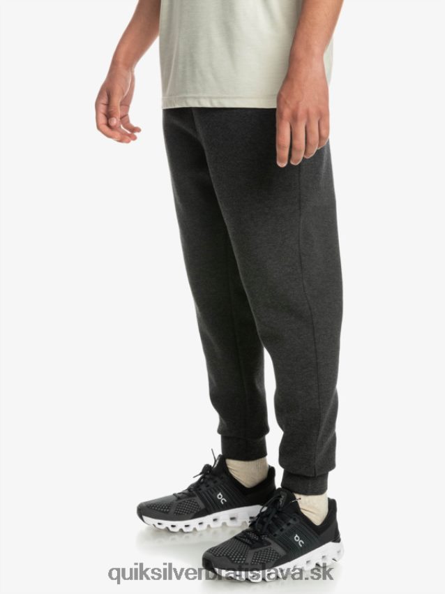 vystúpiť z fleecových joggerov Quiksilver muži B80HXR1721 fantómový vres