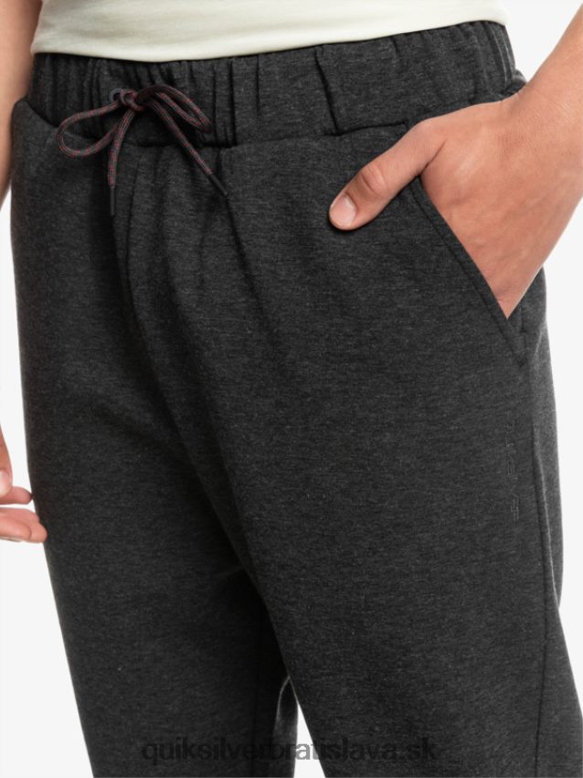 vystúpiť z fleecových joggerov Quiksilver muži B80HXR1721 fantómový vres