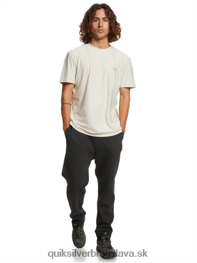 vystúpiť z fleecových joggerov Quiksilver muži B80HXR1721 fantómový vres