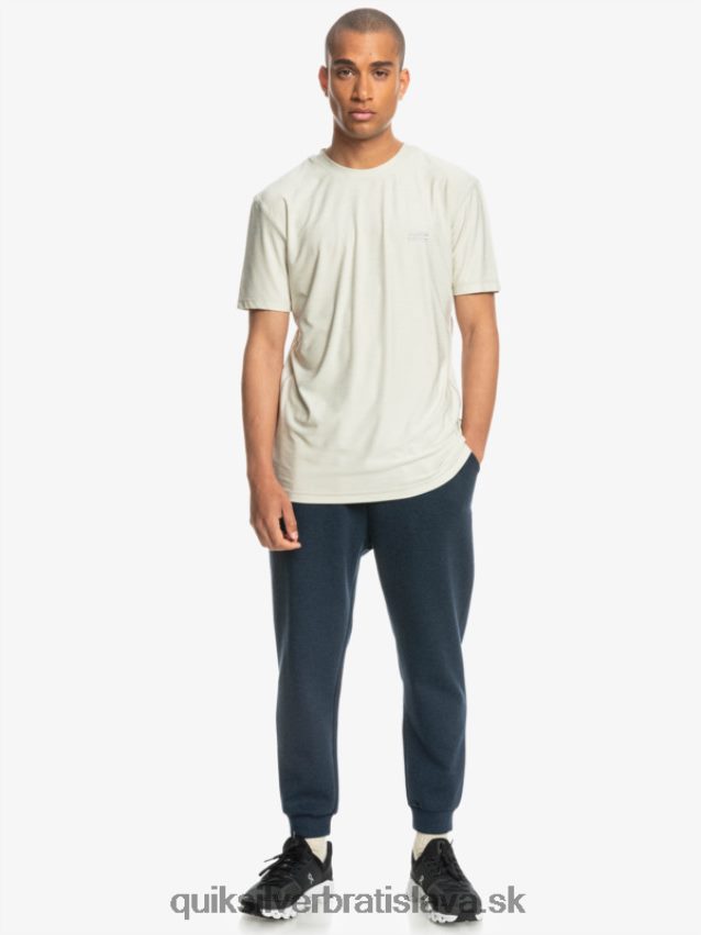 vystúpiť z fleecových joggerov Quiksilver muži B80HXR1722 insígnie modrý vres