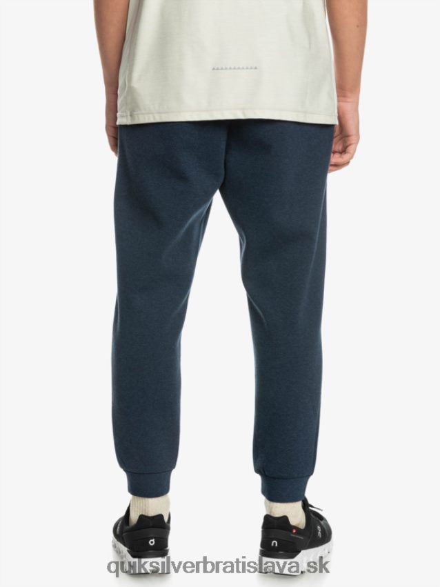 vystúpiť z fleecových joggerov Quiksilver muži B80HXR1722 insígnie modrý vres