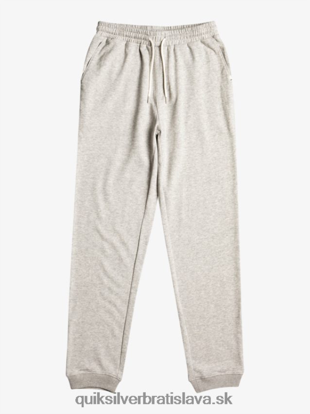 základné joggery Quiksilver muži B80HXR1256 svetlosivý vres