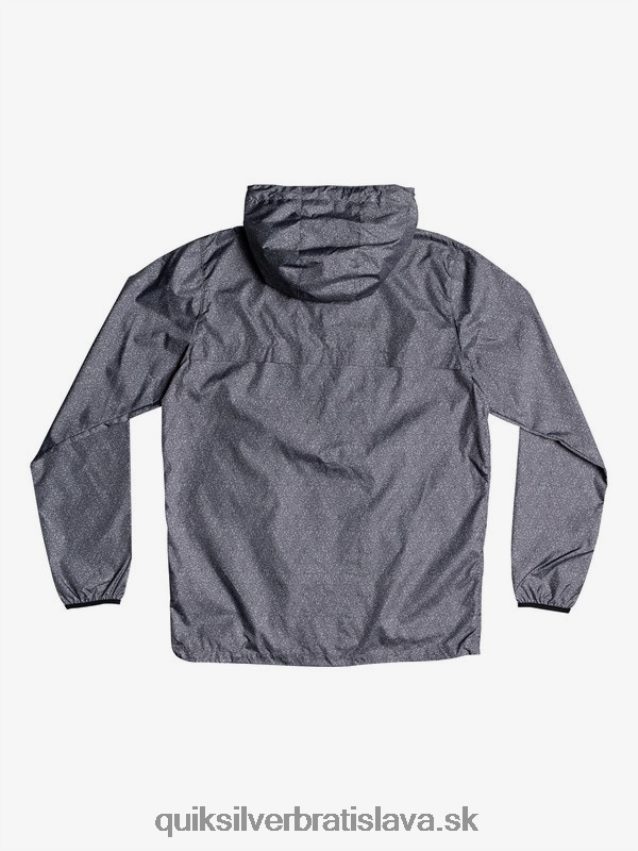 každodenná vetrová bunda Quiksilver muži B80HXR1011 tmavosivý vres