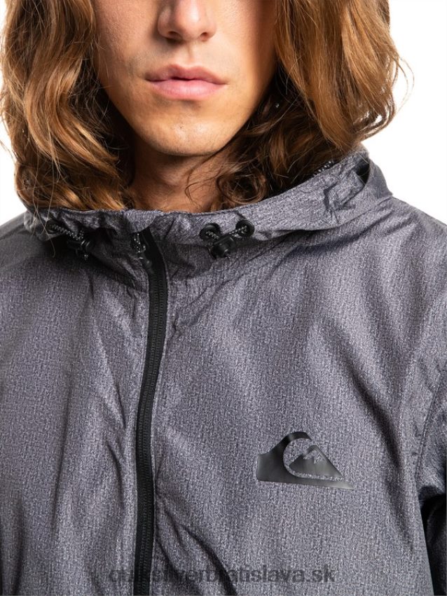 každodenná vetrová bunda Quiksilver muži B80HXR1011 tmavosivý vres