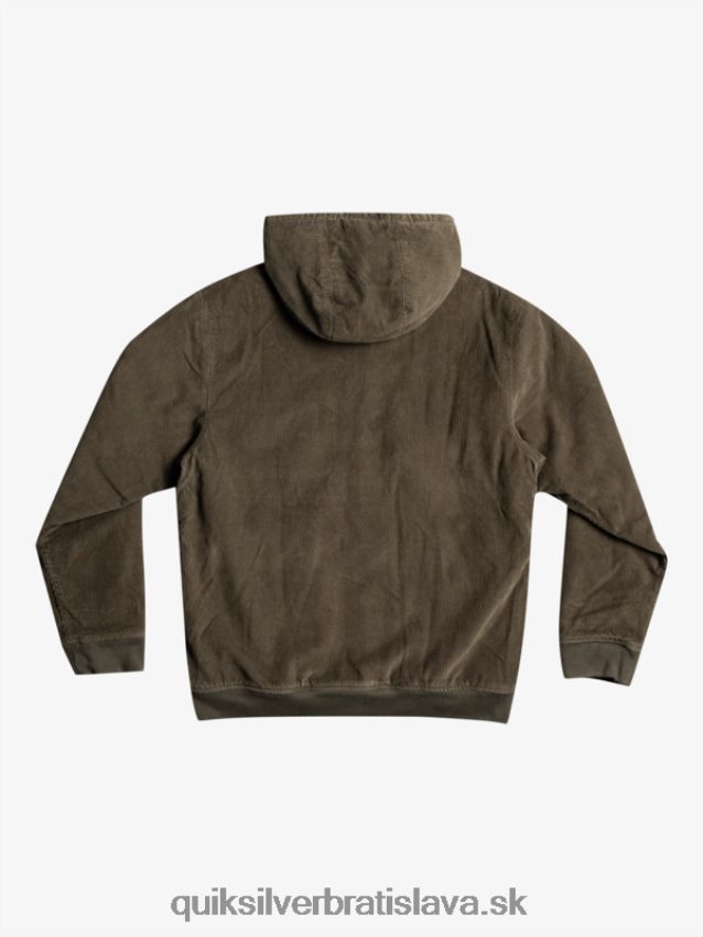 manšestrová bunda s trojitým nadväzcom Quiksilver muži B80HXR1557 hroznový list