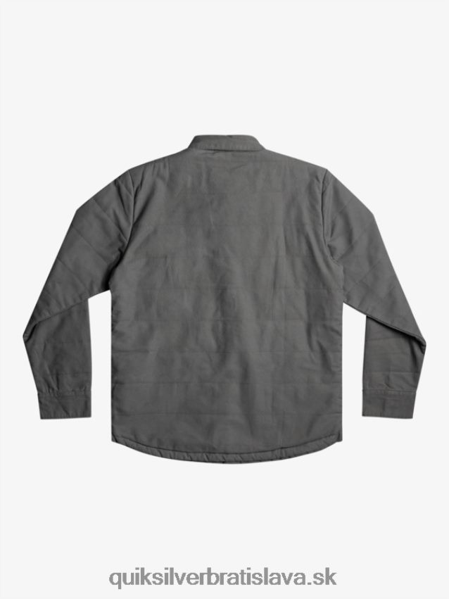 spodná plátenná bunda Quiksilver muži B80HXR1566 železná brána
