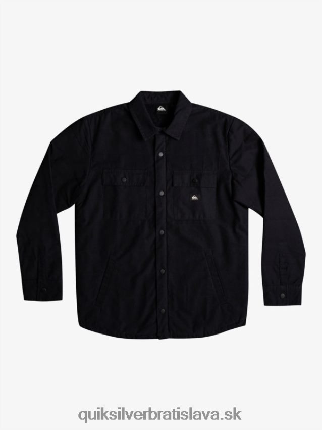 spodná plátenná bunda Quiksilver muži B80HXR1568 čierna
