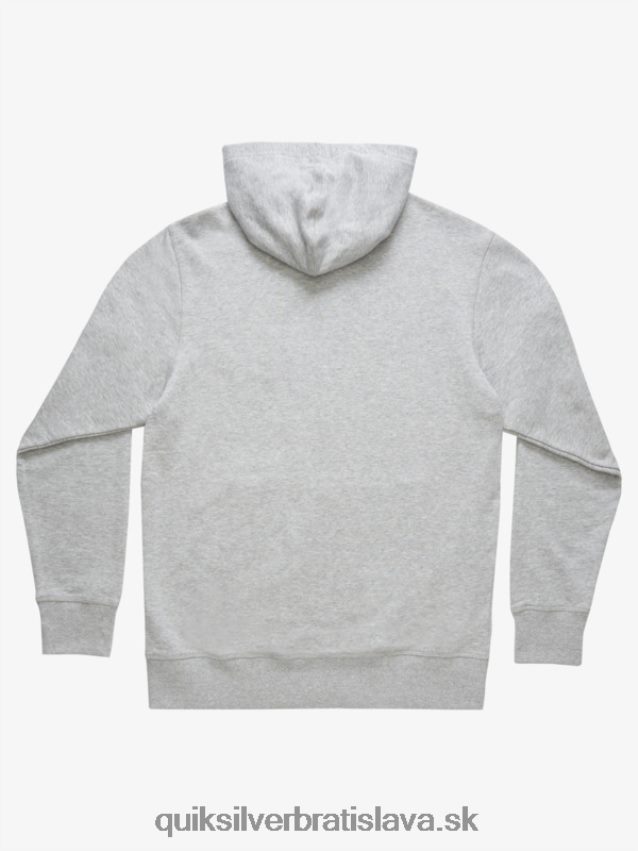 Waterman after surf mikina na zips Quiksilver muži B80HXR1419 svetlosivý vres