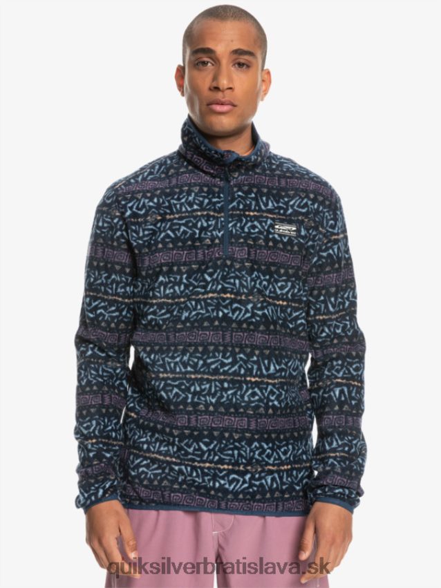 aker štvrť fleece sveter Quiksilver muži B80HXR1878 zaprášená orchidea nordic channel