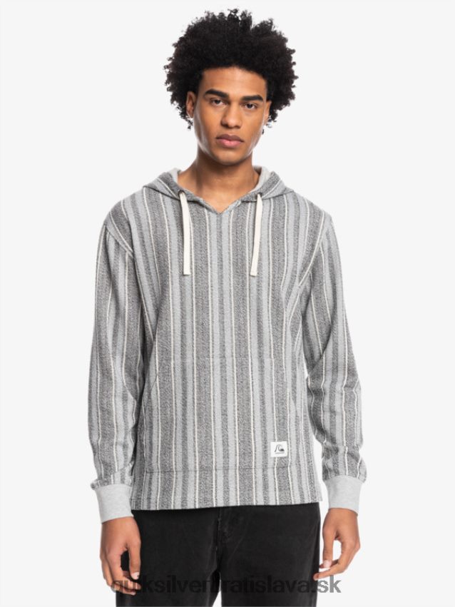 baja mikina s kapucňou Quiksilver muži B80HXR1544 čierna baja vert