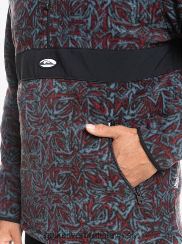 fleece na polovičný zips saturn Quiksilver muži B80HXR1562 provensálsky modrý saturn
