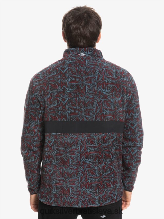 fleece na polovičný zips saturn Quiksilver muži B80HXR1562 provensálsky modrý saturn