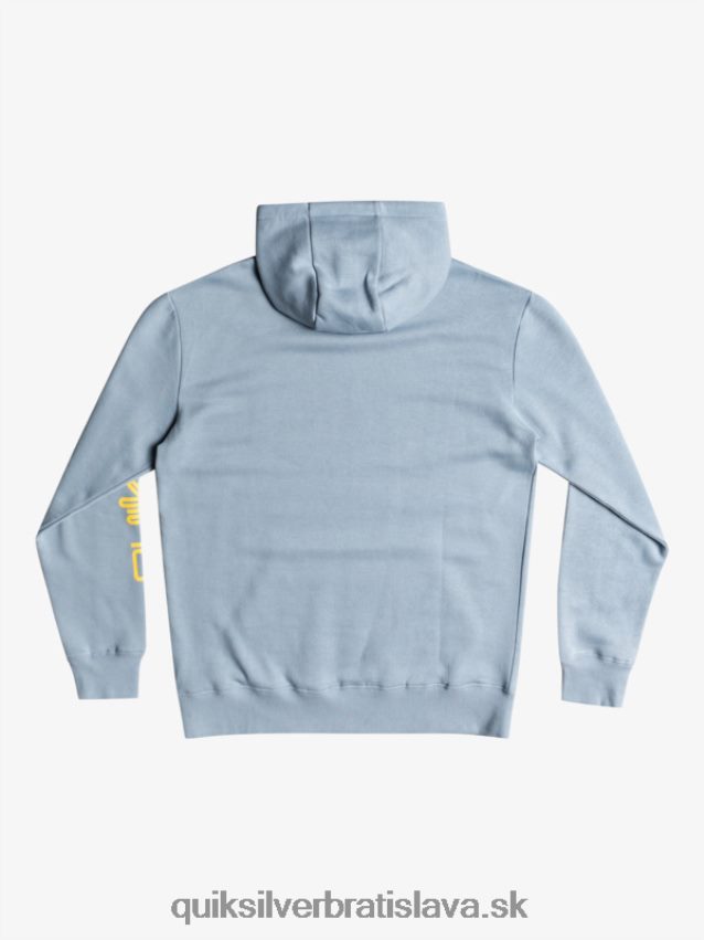 fleece top s kapucňou s logom omni Quiksilver muži B80HXR1090 čierna