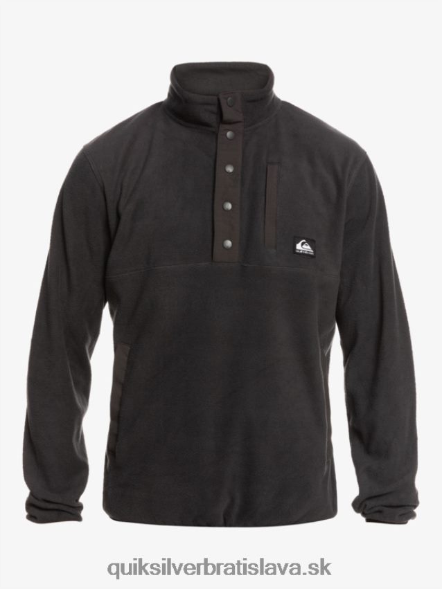 fleecový pulóver bez určenia Quiksilver muži B80HXR1040 fantóm