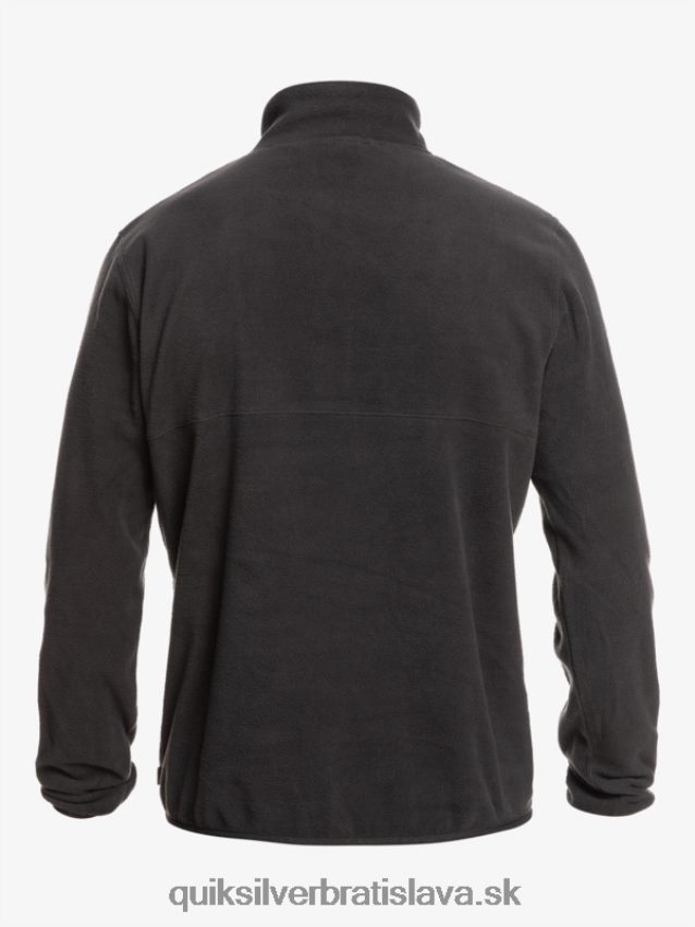 fleecový pulóver bez určenia Quiksilver muži B80HXR1040 fantóm