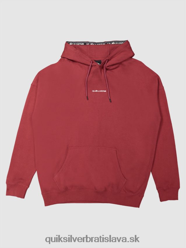 mikina Quiksilver x Stab muži B80HXR1804 rubínové víno