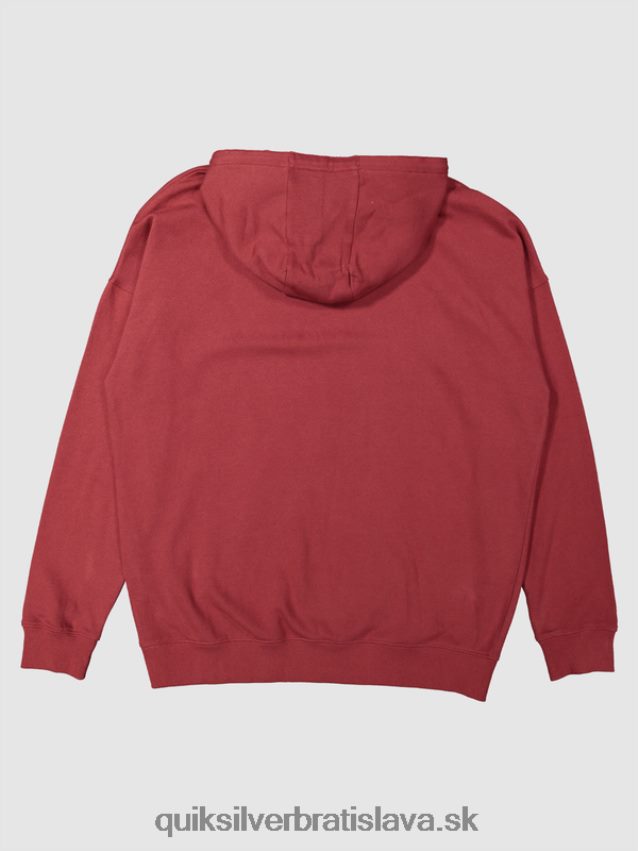 mikina Quiksilver x Stab muži B80HXR1804 rubínové víno