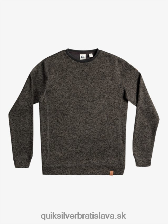mikina keller Quiksilver muži B80HXR1423 tmavosivý vres