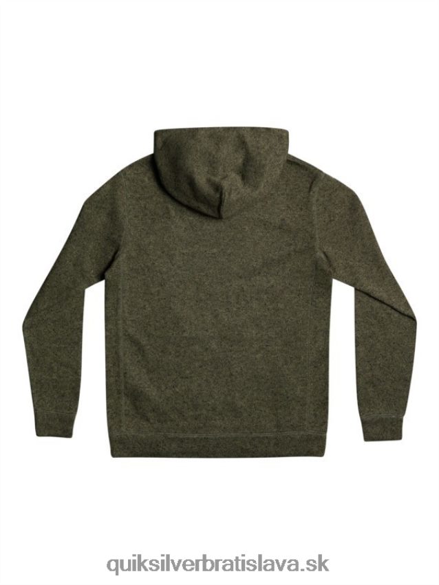 mikina s kapucňou keller Quiksilver muži B80HXR1713 štvorlístok
